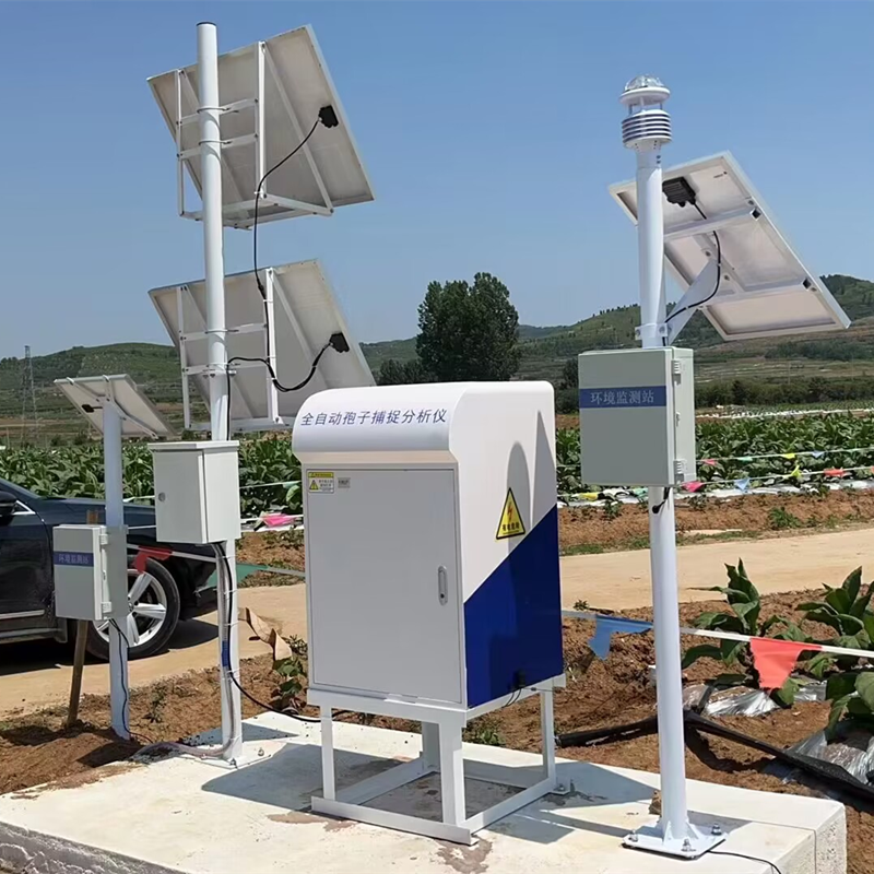  竞道农业四情监测体系在潍坊农业财产园装置